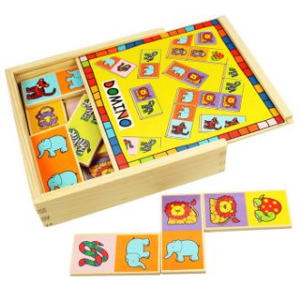Wooden Box Domino Game resmi